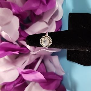 NWOT Size 5 Stunning moonstone in sterling silver setting.